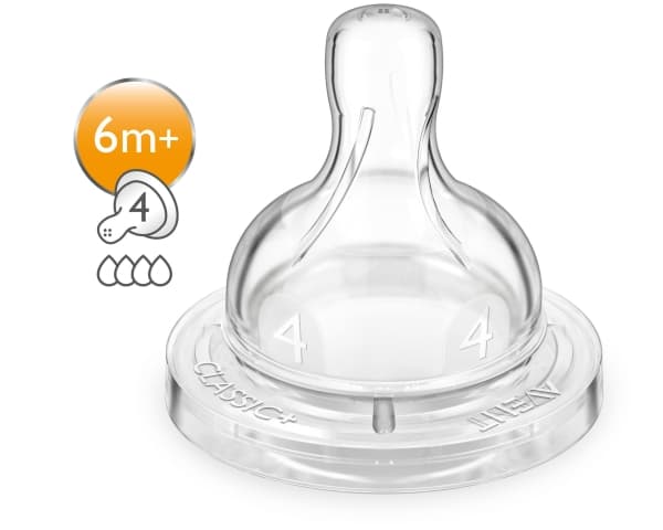 "Avent" antikolikiniai čiulptukai "Fast Flow" 6 m 2 vnt