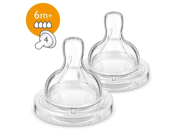 "Avent" antikolikiniai čiulptukai "Fast Flow" 6 m 2 vnt