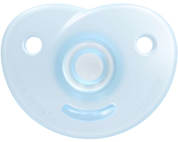 Philips AVENT Soothie SCF099/21 Soothie, Ultramjuk napp, Ortodontisk, Silikon, Pojke, Tål diskmaskin, 2 styck