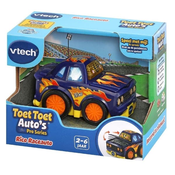 VTech Toet Toet Rico Racing Car + Lys og Lyd