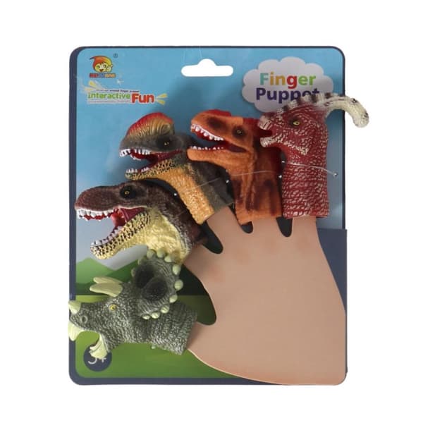 Fingerdukker Dinos 5 stk