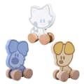Miniatyrbild 1 av 4: Rubo Toys Woezel och Pip Baby Trähjul Figurer Assorted