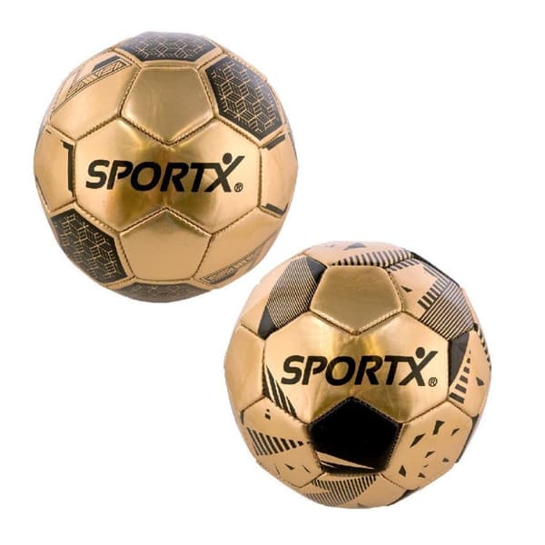 SportX Mini Fodbold Guld Metallic 16cm 160-180gr.