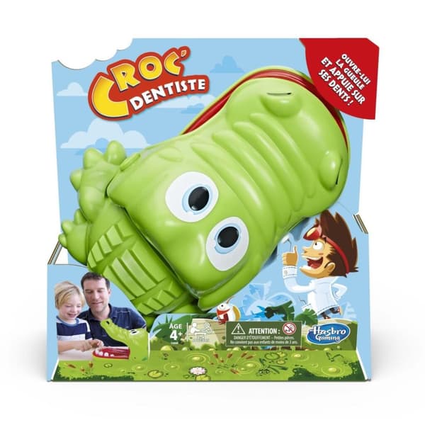 Hasbro Gaming Krokodille med Tandpine