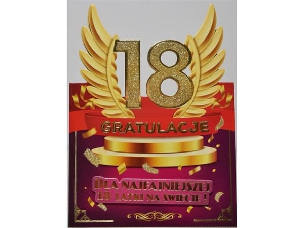 Yeku-kort Födelsedag 18