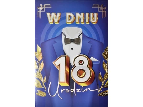 Yeku-kort Födelsedag 18