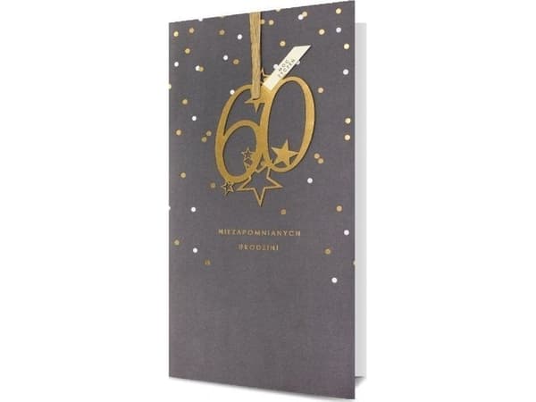 Mr Dragon CARNET HM-100 60TH BIRTHDAY GREY