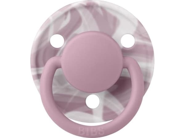 Bibs BIBS DE LUX TIE DYE HEATHER HVIT Silikonsmokk ONE SIZE