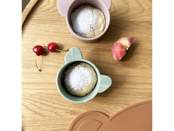 Nuuroo Rosa silikone snackskål 2-pak