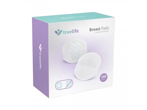 TrueLife Breast Pads, Brystskjold, Rund, 12,5 cm, 3 g, 100 stykker