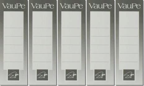 VauPe-kortetikett. 26X152 VP '25