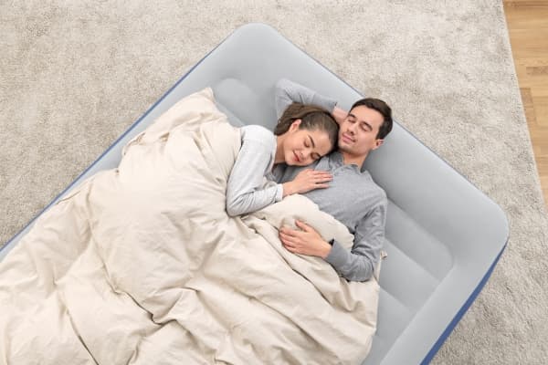 Bestway 67690 / 23, Dobbel Madrass, Dobbeltseng (Queen size), Rektangel, Innendørs, Innebygd luftpumpe
