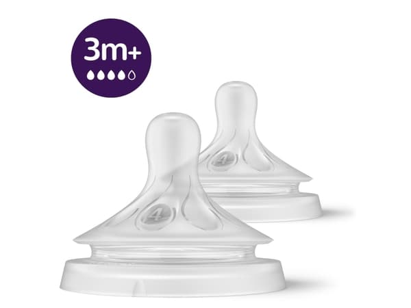 Philips AVENT Natural Response SCY964/02 Natural Response flaskesmokk, Ortodontisk, Anti-kolikkventil, 2 stykker