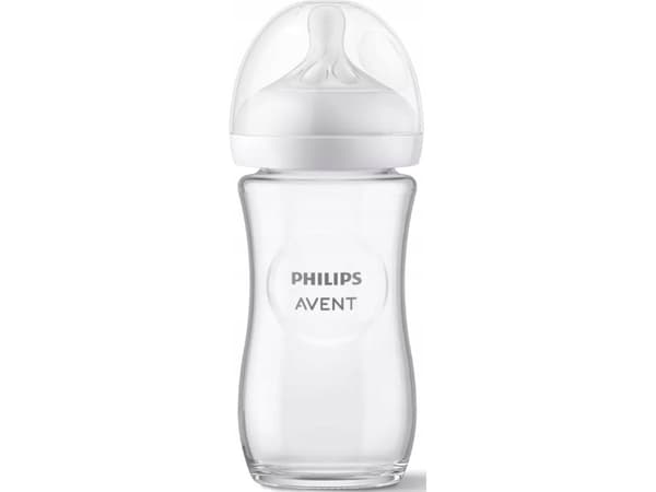 Philips AVENT Natural Response SCY933/01 Lasinen Natural tuttipullo, Läpinäkyvä