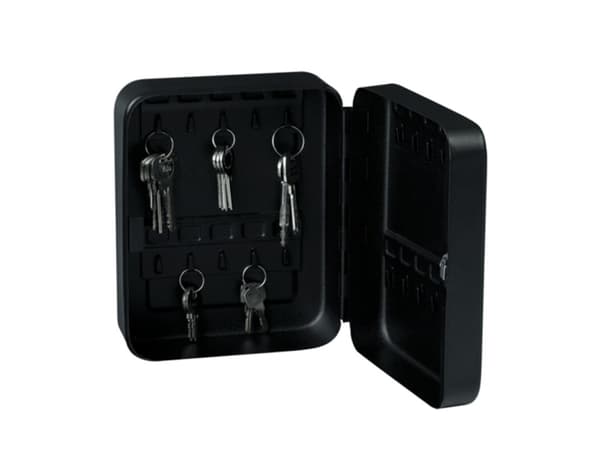 Yale YKB/540/CB2, Veggmonterbar safe, Sort, Kode, Nøkkel, Metall, Vegg, Nøkkel