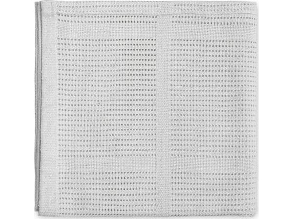 Sensillo OPENWORK BLANKET LULU LIGHT GRAY