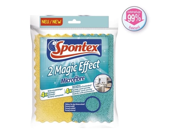 Spontex Cloth Microfibermagiceffect 20.5X22 2Pcs