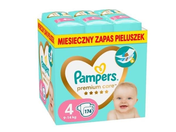Pampers Premium Monthly Box Koko 4, 8-14kg 174 kpl.