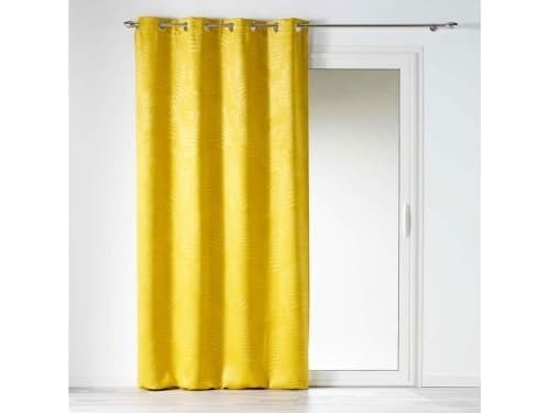 Douceur d`Interieur Mørkingsgardin - Tropicaline GUL 140x240