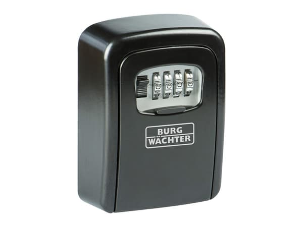 BURG-WÄCHTER Key Safe, Svart, Kombinasjonslås, 90 x 40 x 120 mm