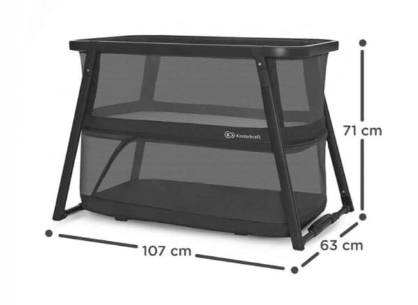 Kinderkraft Sofi, 15 kg, Sammenleggbar, 8,7 kg, Grå