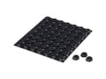 Miniatyrbilde 3 av 3: 3M SJ5012BL, Sort, Polyurethan, Rund, 1,27 cm, 3,5 mm, 56 stykker