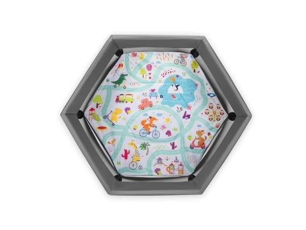 Lionelo LIONELO ROEL playpen GREY MULTICOLOR, LKOJROELMCXXXXXXXXXX