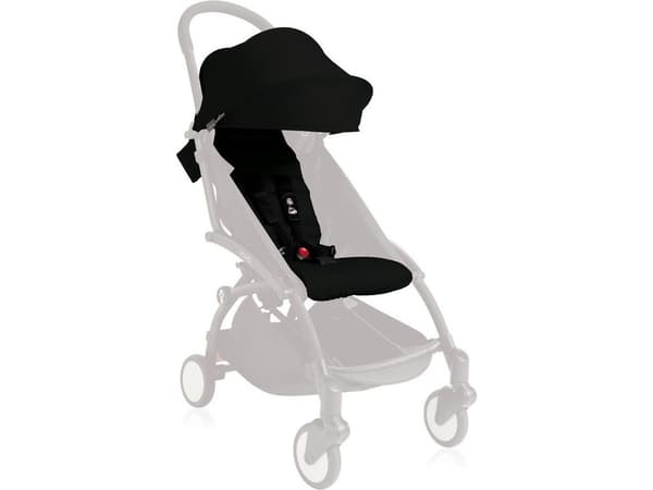 BABYZEN Color Pack 6+ - textil för YOYO + och YOYO 2 | Svart