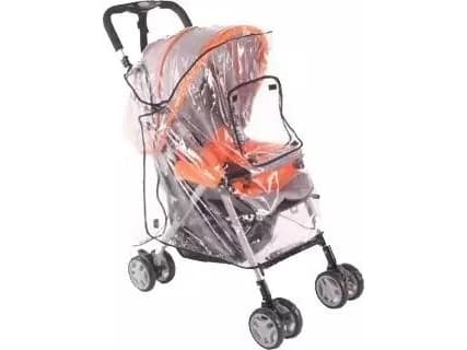 ZAFFIRO Anti-rain cover to an universal stroller transparent, 3-Z-PW-004