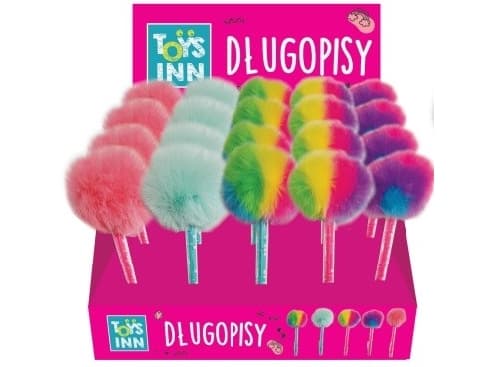 Stnux Długopis pompon z grš 12szt / display