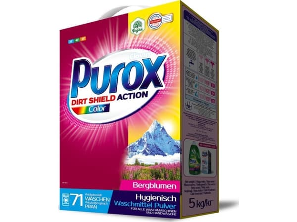 Purox Purox Color vaskepulver 5 kg universalkartong