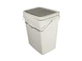 Miniatyrbild 5 av 5: Okko Square Buck With Lid 31X30x40cm 25L Wht