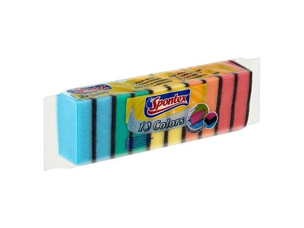 Sponges Spontex10 Colors 10Pcs
