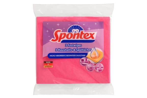 Cloth Viscose Spontexfastwipes 3Pcs