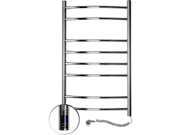 Elektrisk håndkletørker Navin Kamelia 480*800 Sensor med timer høyre rustfritt stål 10-007033-4880