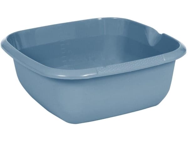 keeperskål "björk", firkantet, 380 x 380 mm, nordisk-blå PP, integrert måleskala og tut, sidehåndtak, - 1 stk (1055768000000)