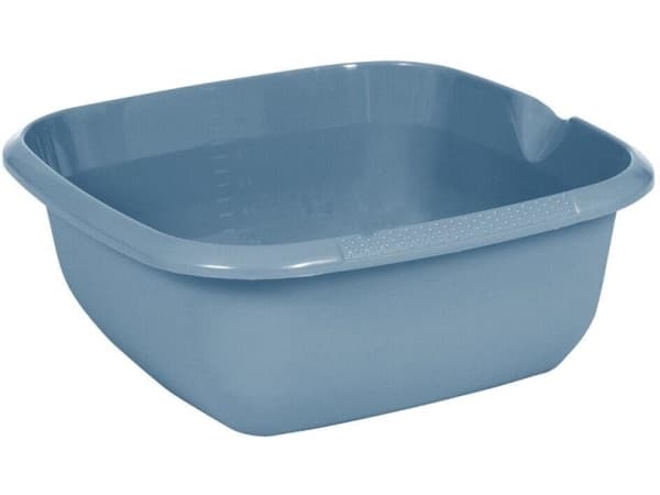 keeperskål "björk", firkantet, 380 x 380 mm, nordisk-blå PP, integrert måleskala og tut, sidehåndtak, - 1 stk (1055768000000)