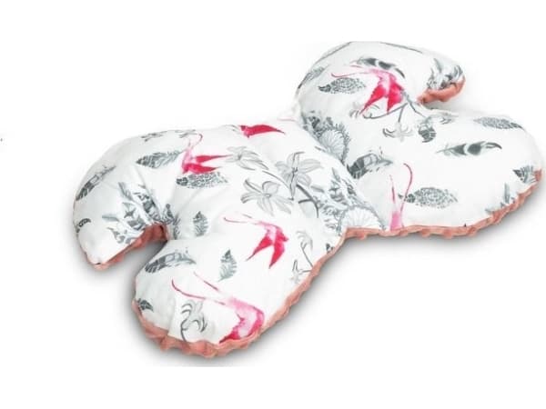 Sensillo BUTTERFLY PUTE 26X35 RETRO ROSA GRÅ FUGLER