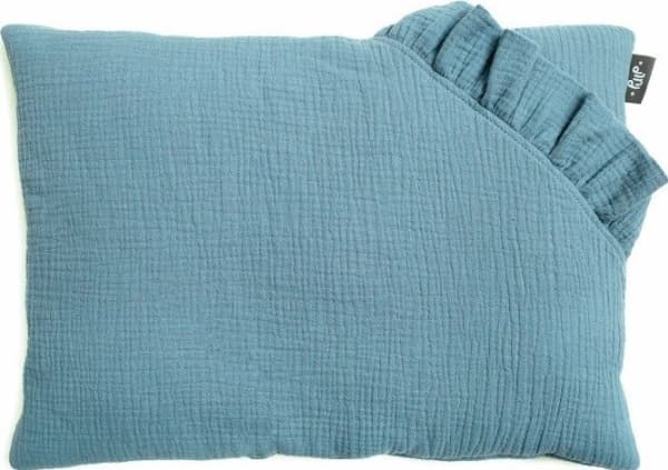 MASSE BAMBUS Muslinpute 35x45 cm Blå