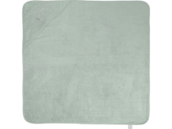 Piapimo 75 x 75 cm bambu-bomull grön huvhandduk med broderi TowelPower Piapimo-kollektionen