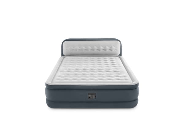 Intex DuraBeam Ultra Plush Headboard, Dobbel Madrass, Rektangel, Inne & Ute, Innebygd luftpumpe