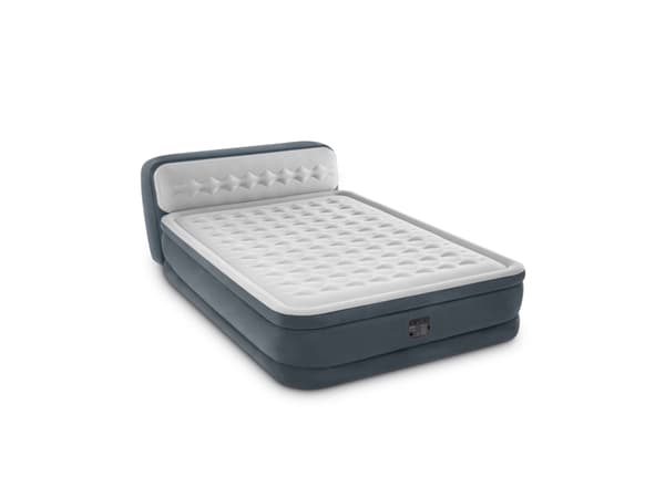 Intex DuraBeam Ultra Plush Headboard, Dobbel Madrass, Rektangel, Inne & Ute, Innebygd luftpumpe