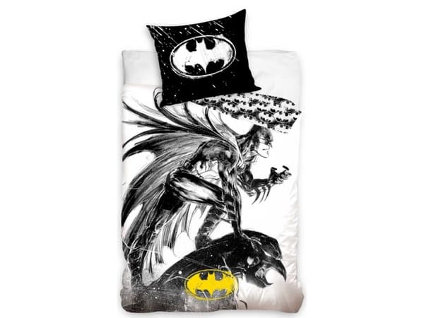 Batman Sengetøj 140 x 200, 100 procent bomuld