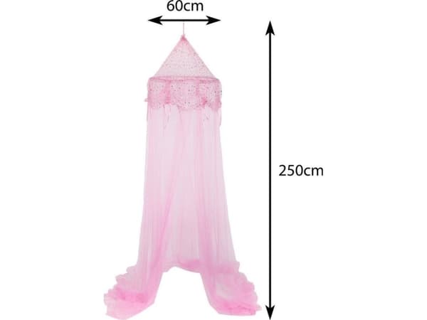 Atmosphera Vaaleanpunainen vauvan kuomu Princess