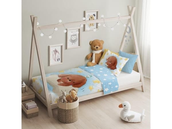 Baby Hundehvalp Junior Sengetøj 100x135 cm - 100 procent bomuld