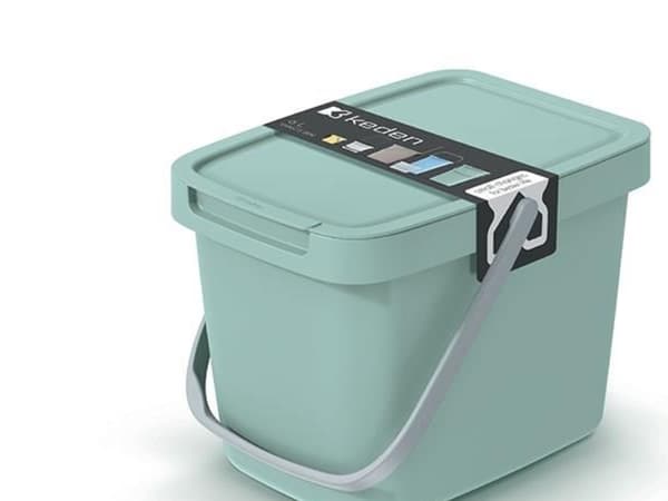 Prosperplast Waste Bin Soft Green 6L