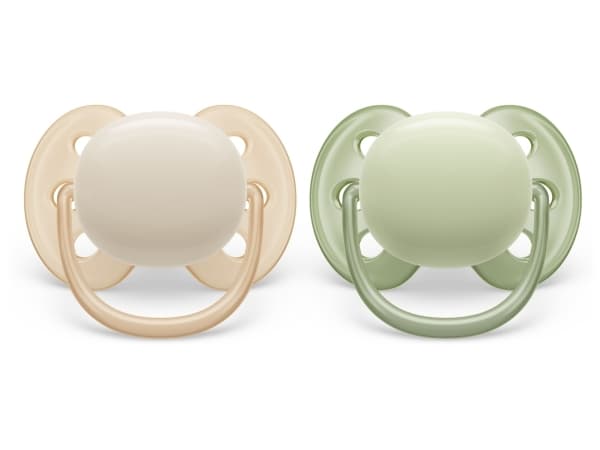 Philips AVENT ultra soft SCF091/05 smokk, Ultramyk, Ortodontisk, Silikon, Gutt/Jente, Tåler oppvaskmaskin