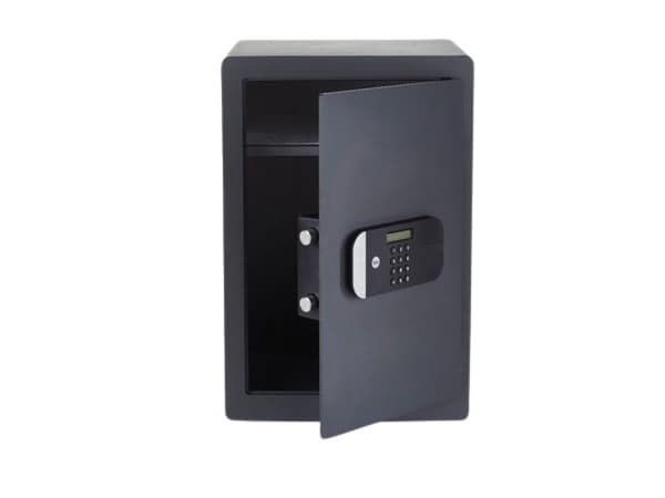 Yale YSEM/520/EG1, Frittstående safe, Sort, Kombinasjonslås, 49,8 l, Stål, Gulv/vegg