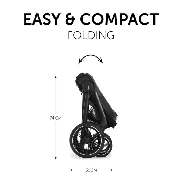 HAUCK stroller WALK N CARE, Black, 165355