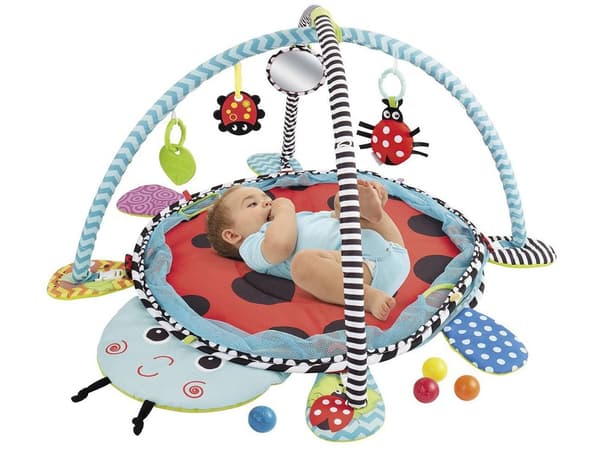 Ladybug Educational Mat Playpen Balls For Baby